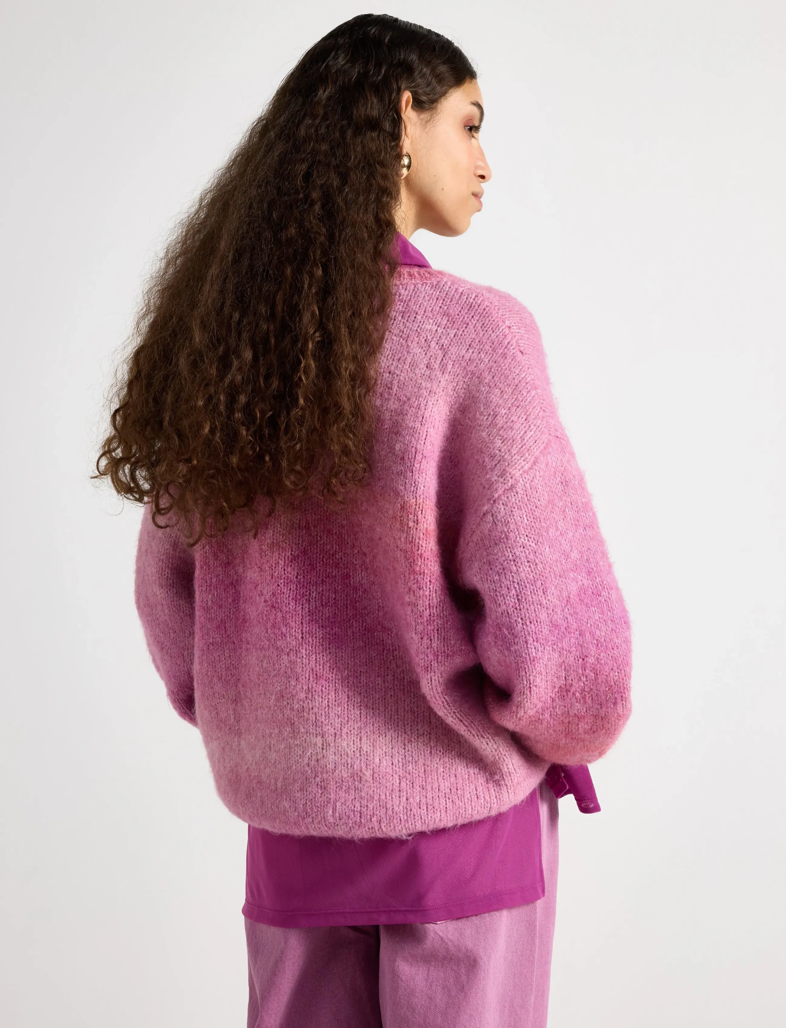 Lindex - Knitted jumper - lilac - 3