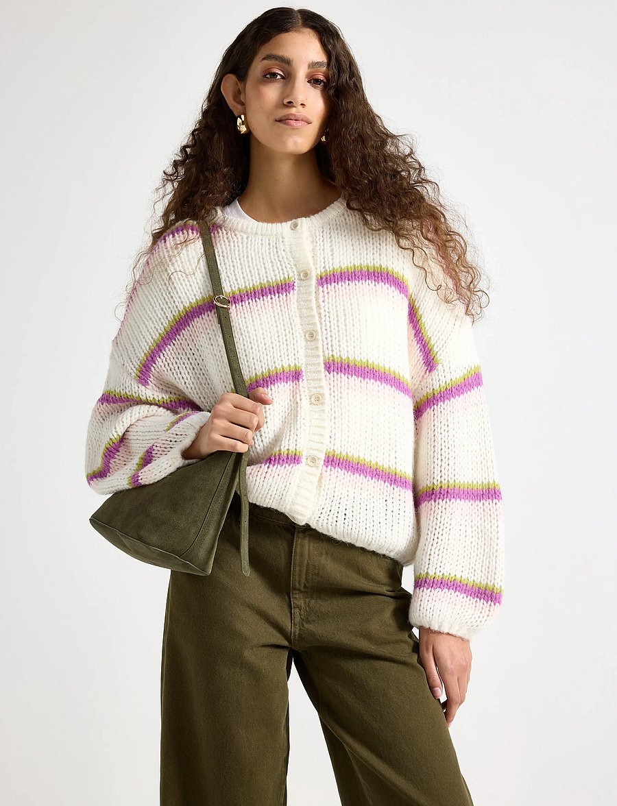 Lindex - Cardigan Meja - cardigans - lilac - 0