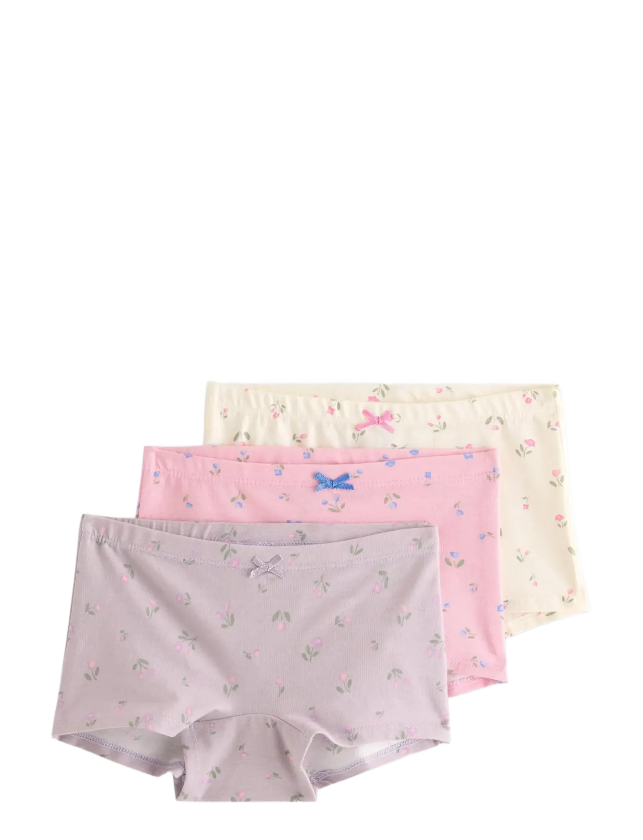 Lindex 3-pack boxer briefs - Põhitooted - LIGHT DUSTY WHITE / pink/rose
