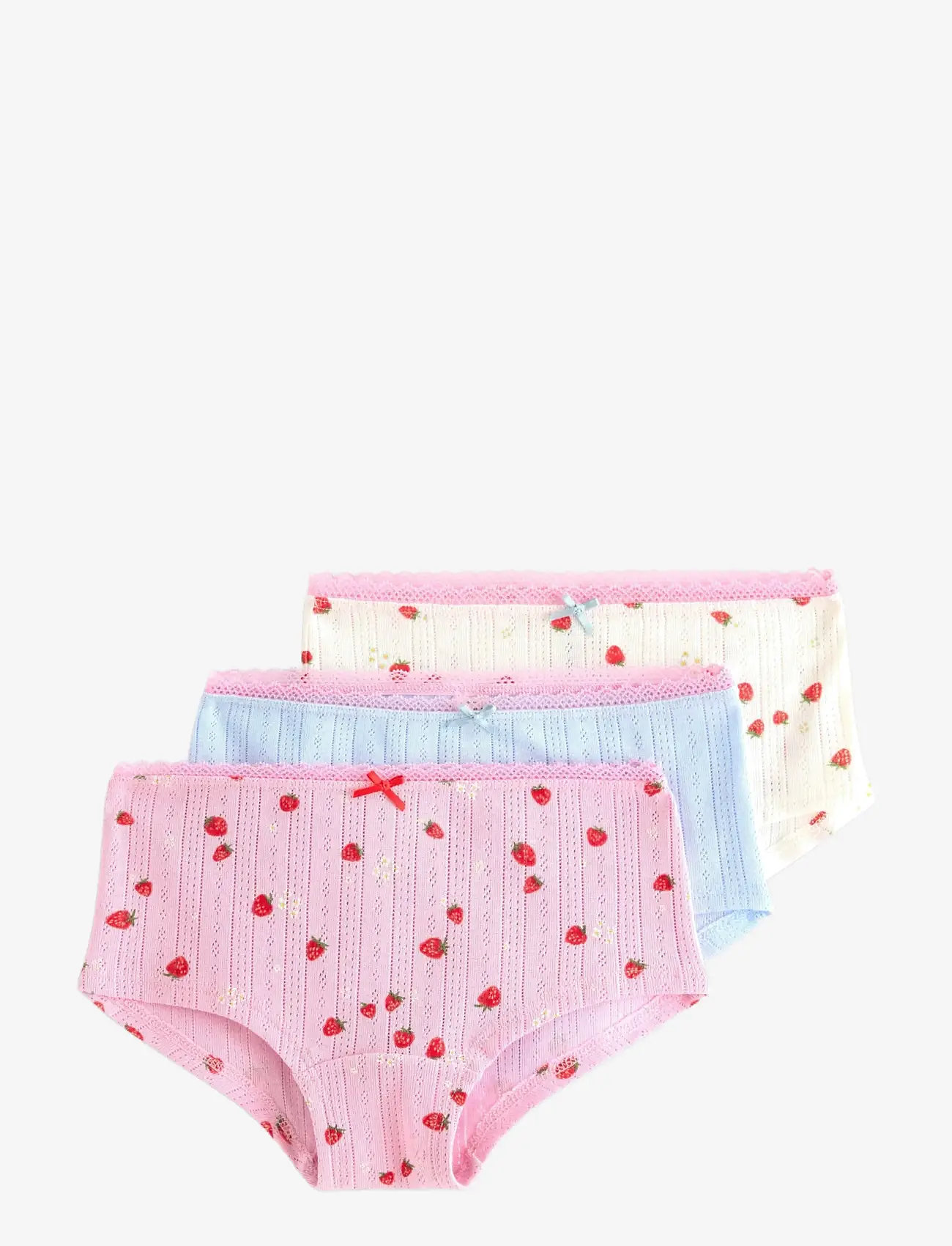 Lindex - Boxer 3 pack aop berries - trusser - light pink - 0