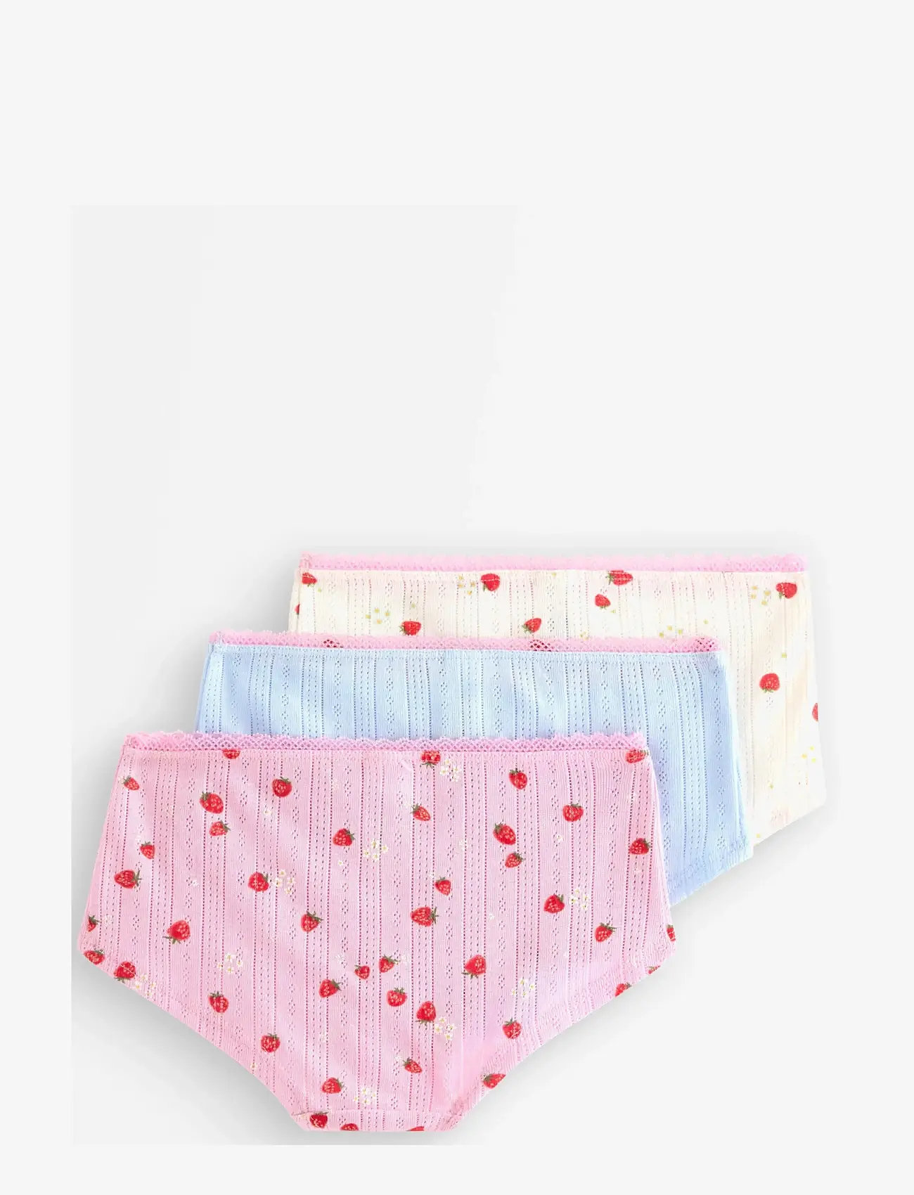 Lindex - Boxer 3 pack aop berries - trusser - light pink - 1