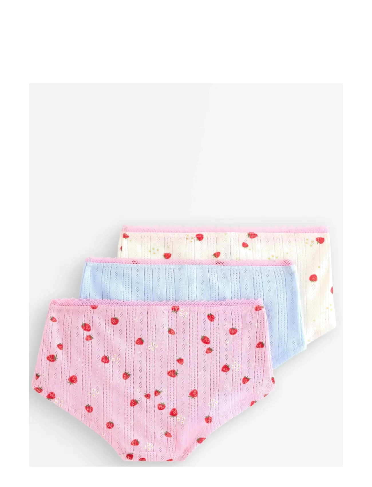 Lindex - Boxer 3 pack aop berries - doły - light pink - 1