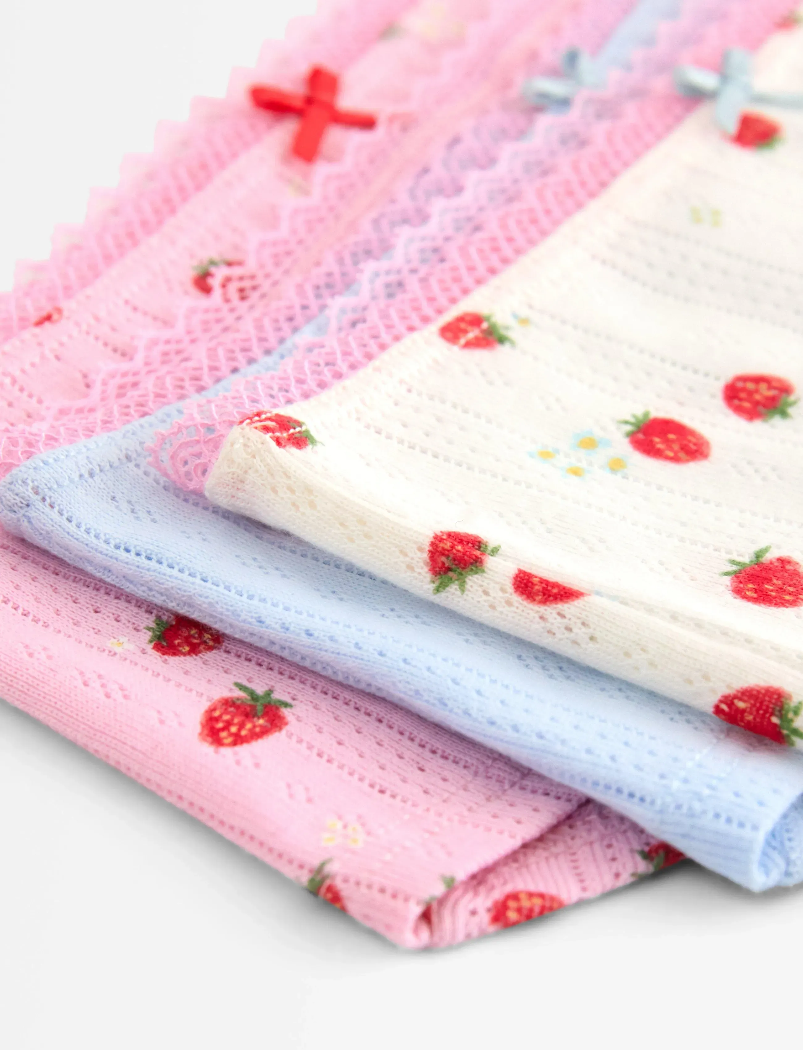 Lindex - Boxer 3 pack aop berries - doły - light pink - 2