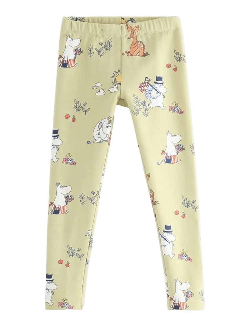 Lindex - Leggings Moomin - leginsy - light dusty green - 1