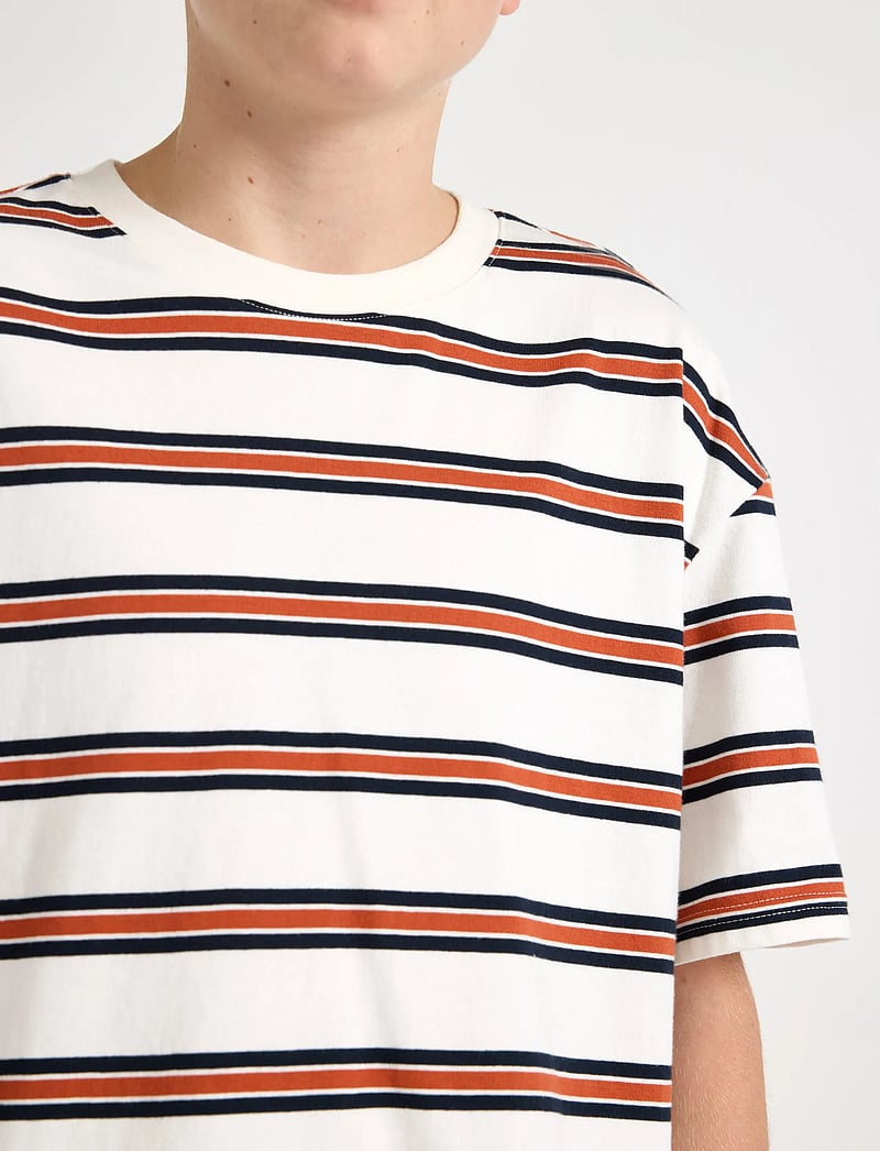 Lindex - T shirt skate stripe - kurzärmelige - dark navy - 4