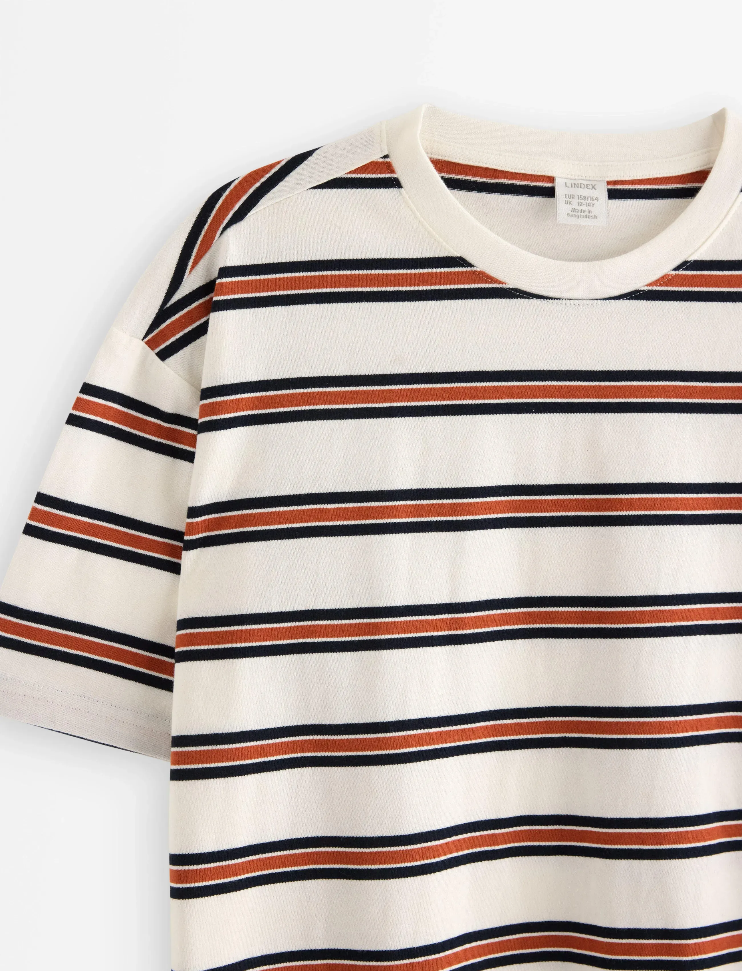 Lindex - T shirt skate stripe - t-krekli ar īsām piedurknēm - dark navy - 5