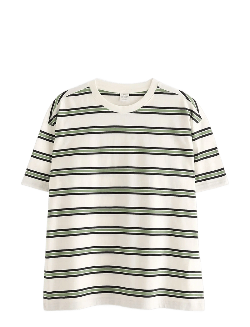 Lindex - T shirt skate stripe - kurzärmelige - offblack - 1