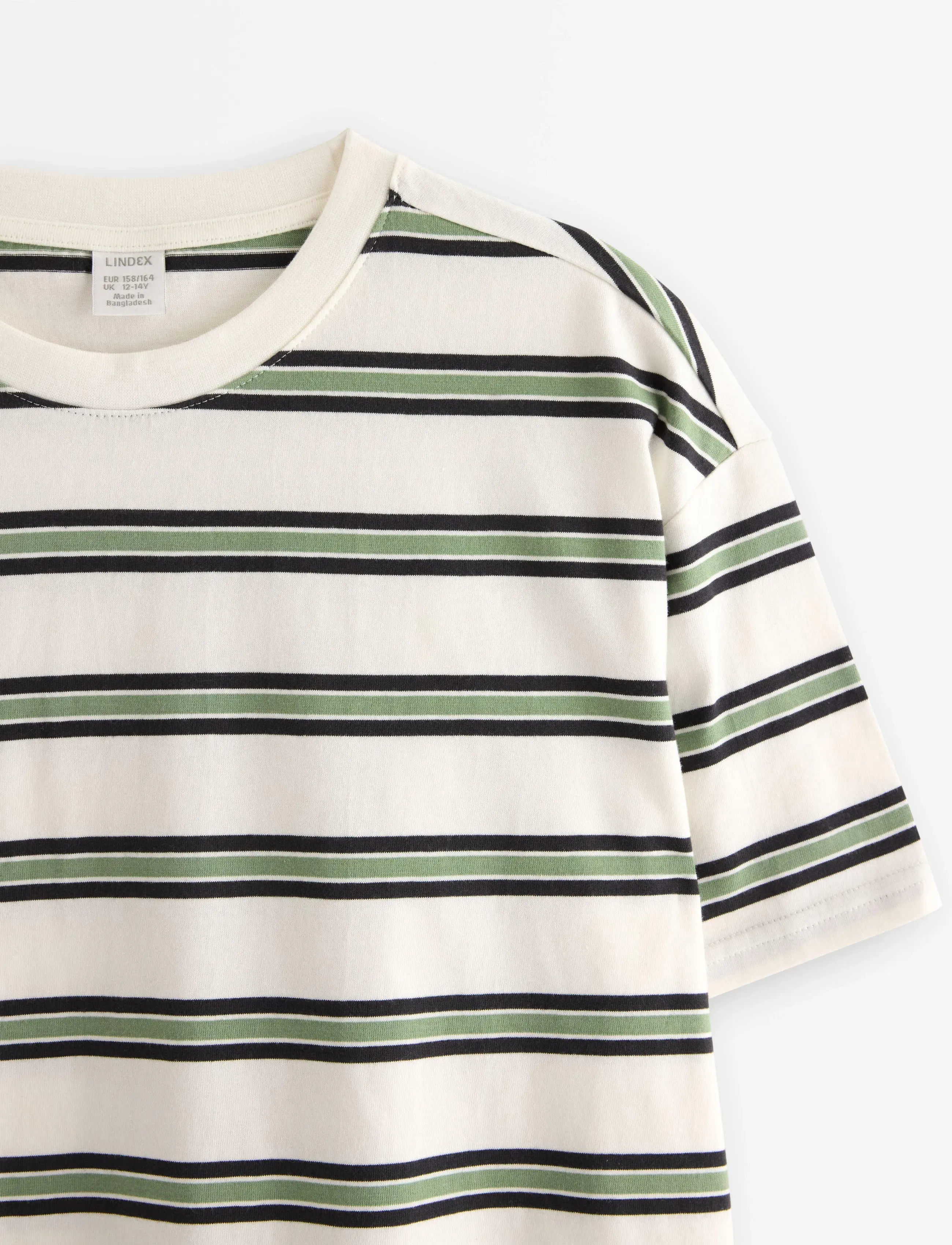 Lindex - T shirt skate stripe - kortärmade t-shirts - offblack - 5