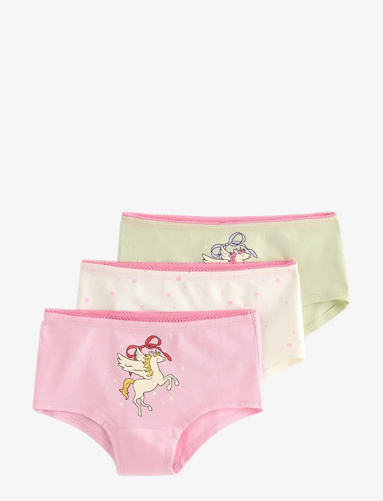 Lindex - 3-pack hipster briefs - panties - light dusty green - 0