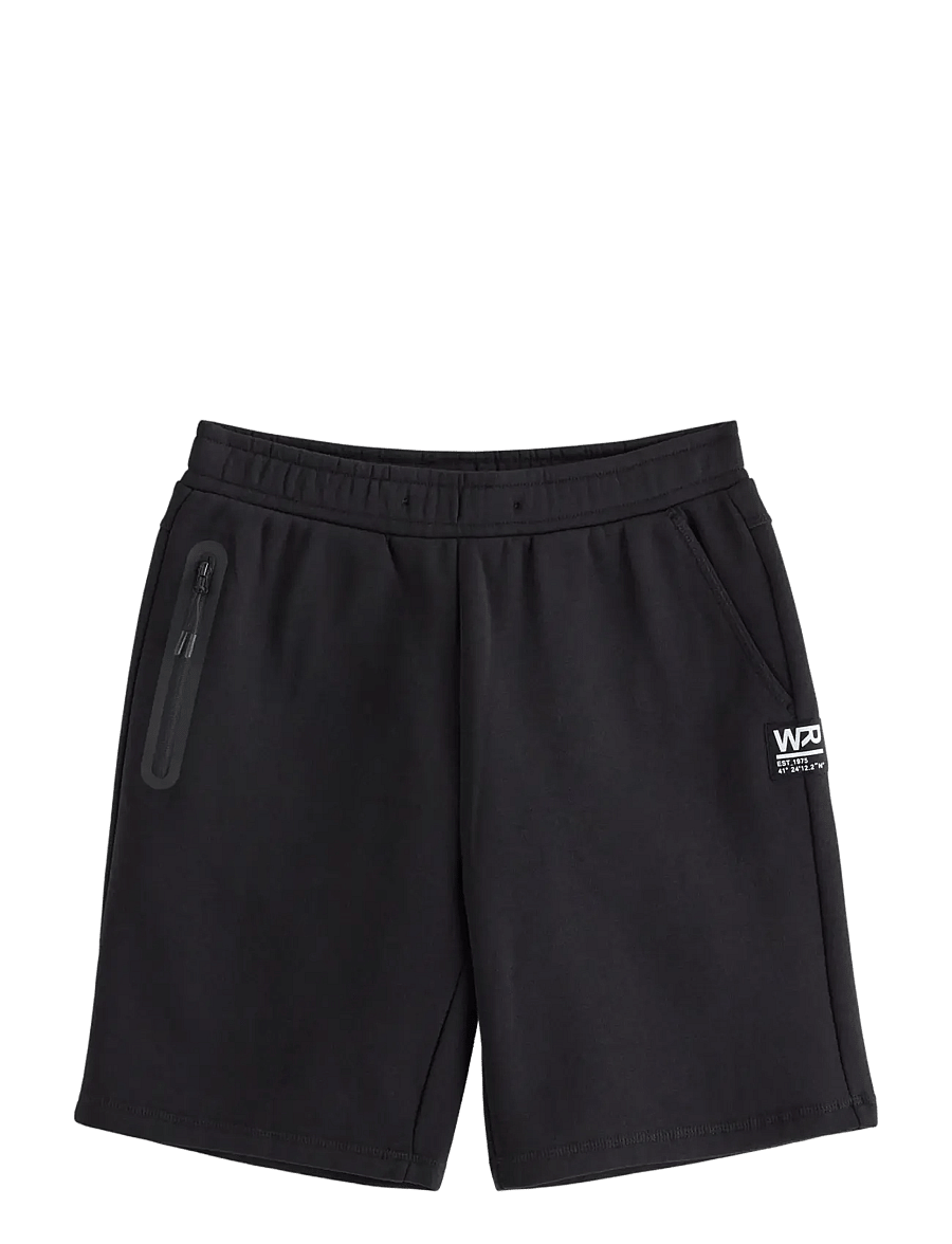 Lindex - Shorts with brushed inside - mjukisshorts - black - 1