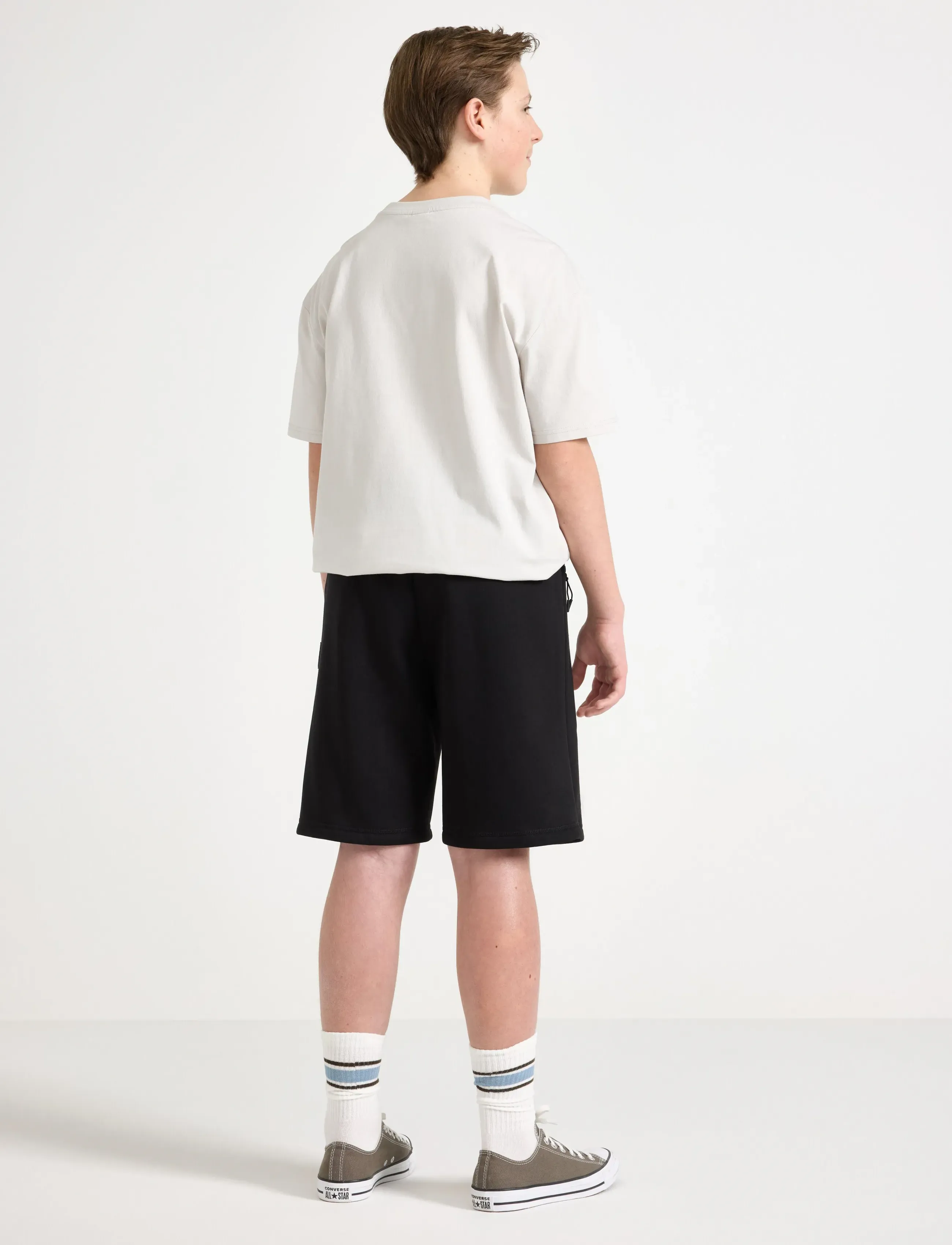 Lindex - Shorts with brushed inside - shorts en molleton - black - 3
