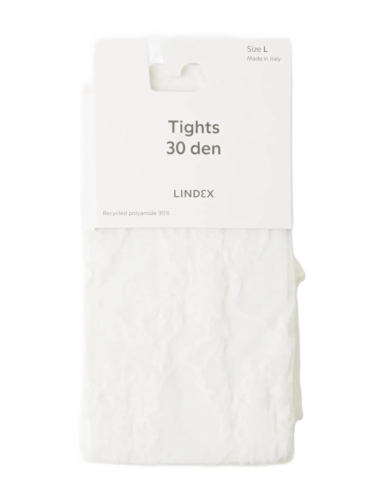 tights 30 den lace floral dais - LIGHT DUSTY WHITE