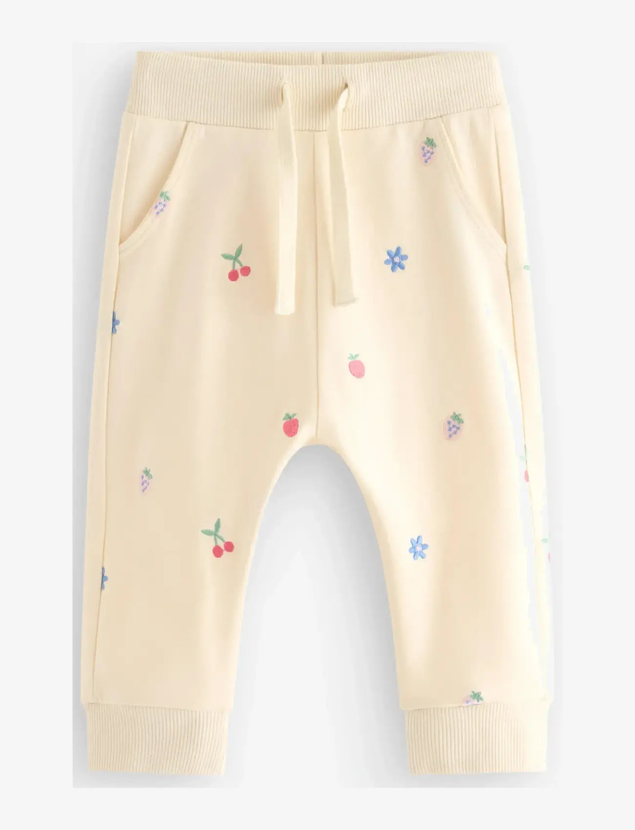 Lindex - Trousers mini Emb allover - babyhosen - white - 0
