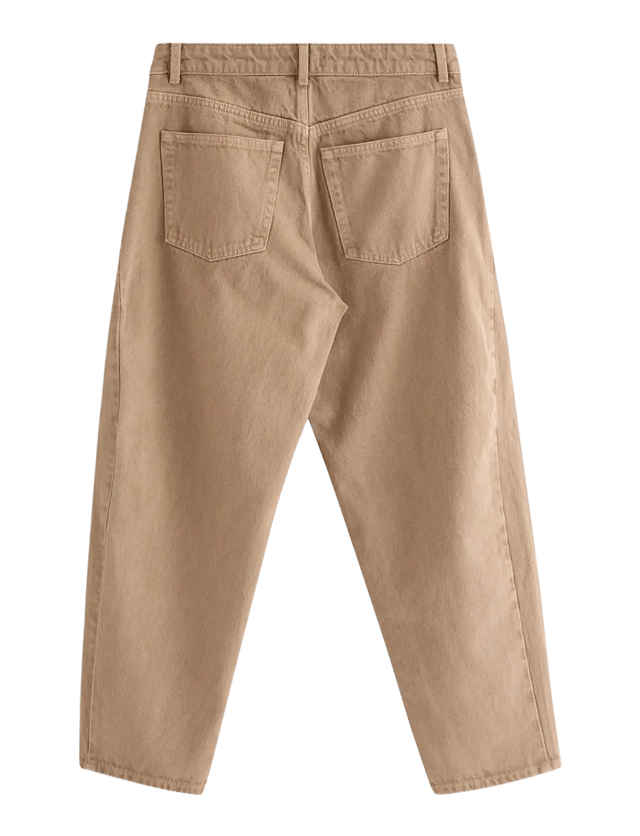 Lindex - BARREL bukse med ankellengde - barrel jeans - brown - 2