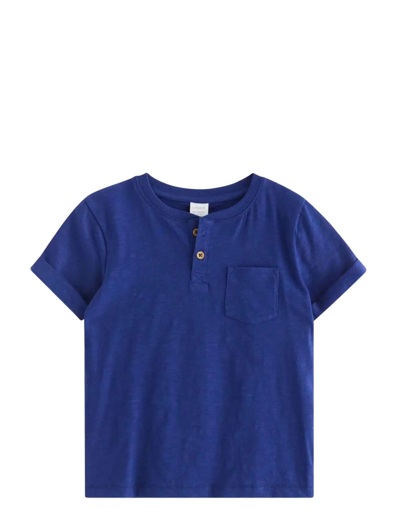 Lindex Top in slub jersey - Oberteile - DARK BLUE / brown
