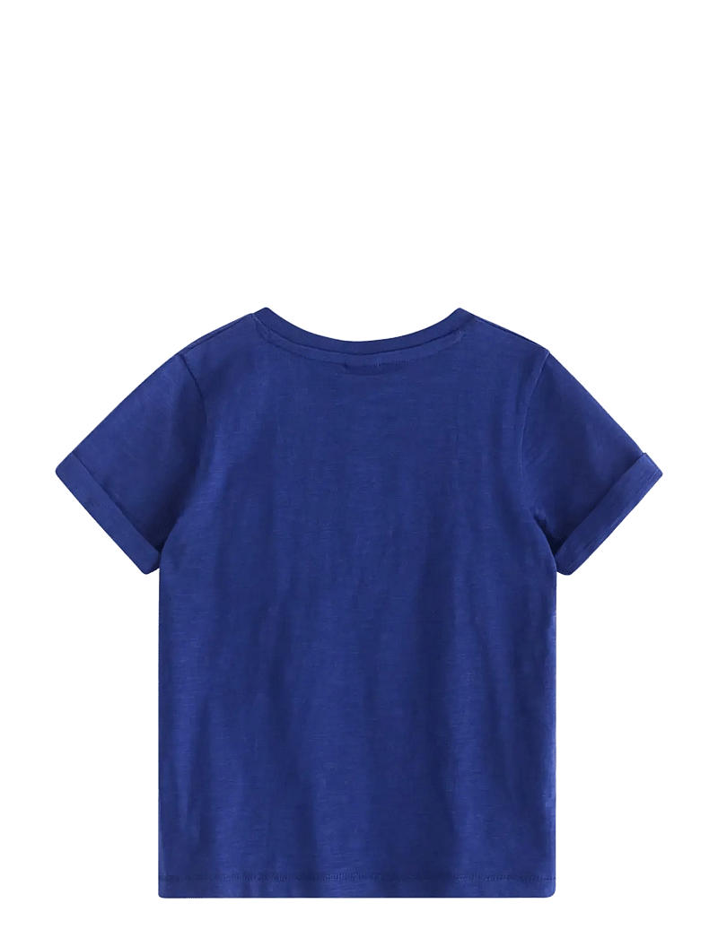 Lindex - Top in slub jersey - kortærmede t-shirts - dark blue - 2