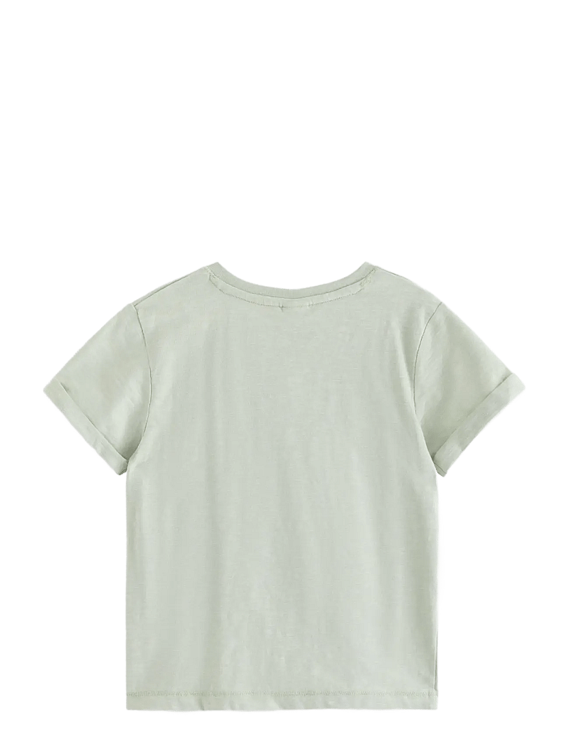 Lindex - Top in slub jersey - kurzärmelige - dusty green - 2
