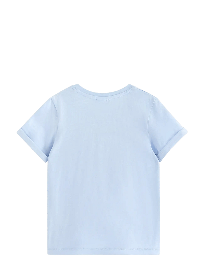 Lindex - Top in slub jersey - kurzärmelige - light blue - 2