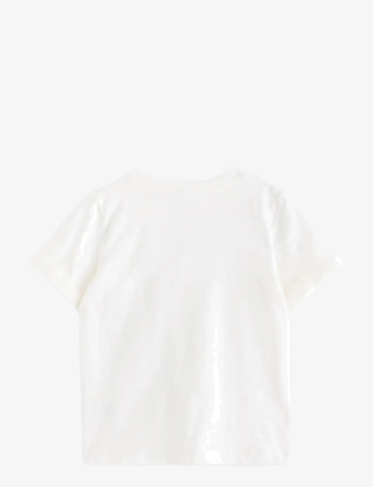 Lindex - Top in slub jersey - lühikeste varrukatega t-särgid - light dusty white - 2