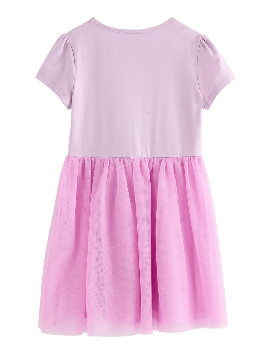 Lindex - Cinnamoroll short-sleeved dress with tulle skirt - sukienki codzienne z krótkim rękawem - light lilac - 2
