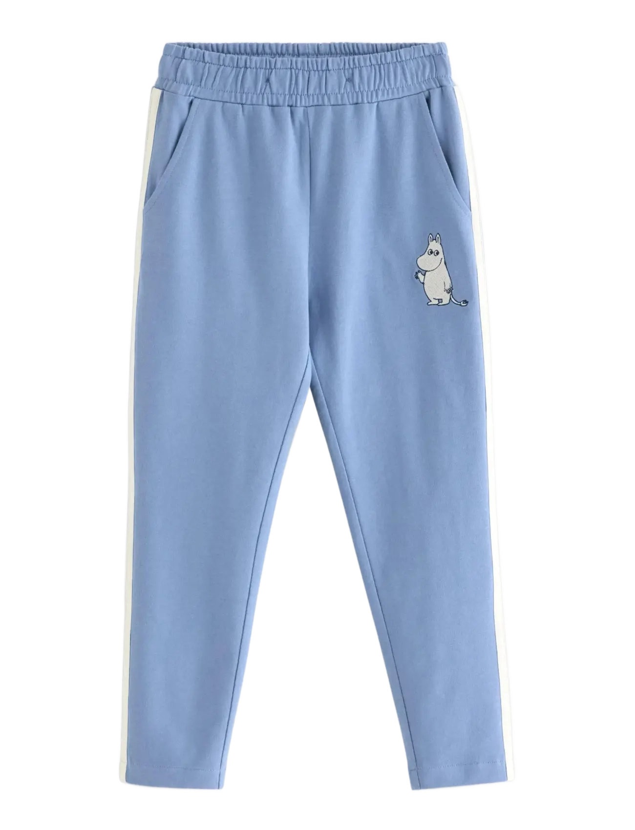Lindex Trousers Moomin side stripe - Baby 44-92 - BLUE / blue