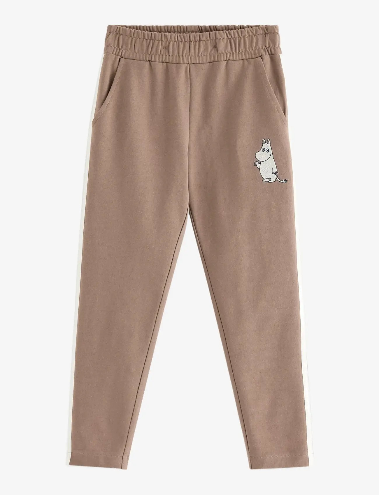 Lindex - Moomin joggers - baby trousers - dark khaki - 1