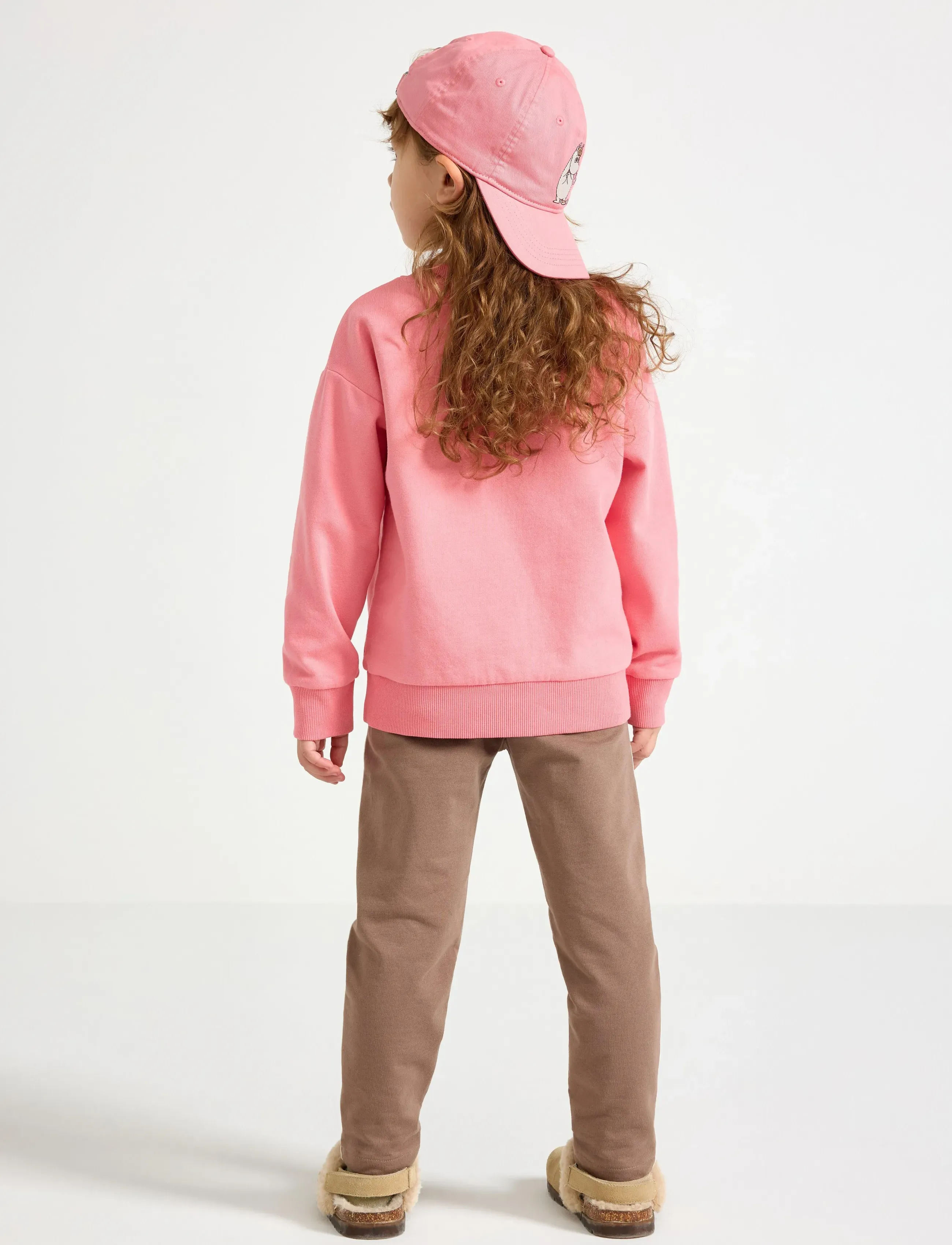 Lindex - Trousers Moomin side stripe - jogginghosen - dark khaki - 3