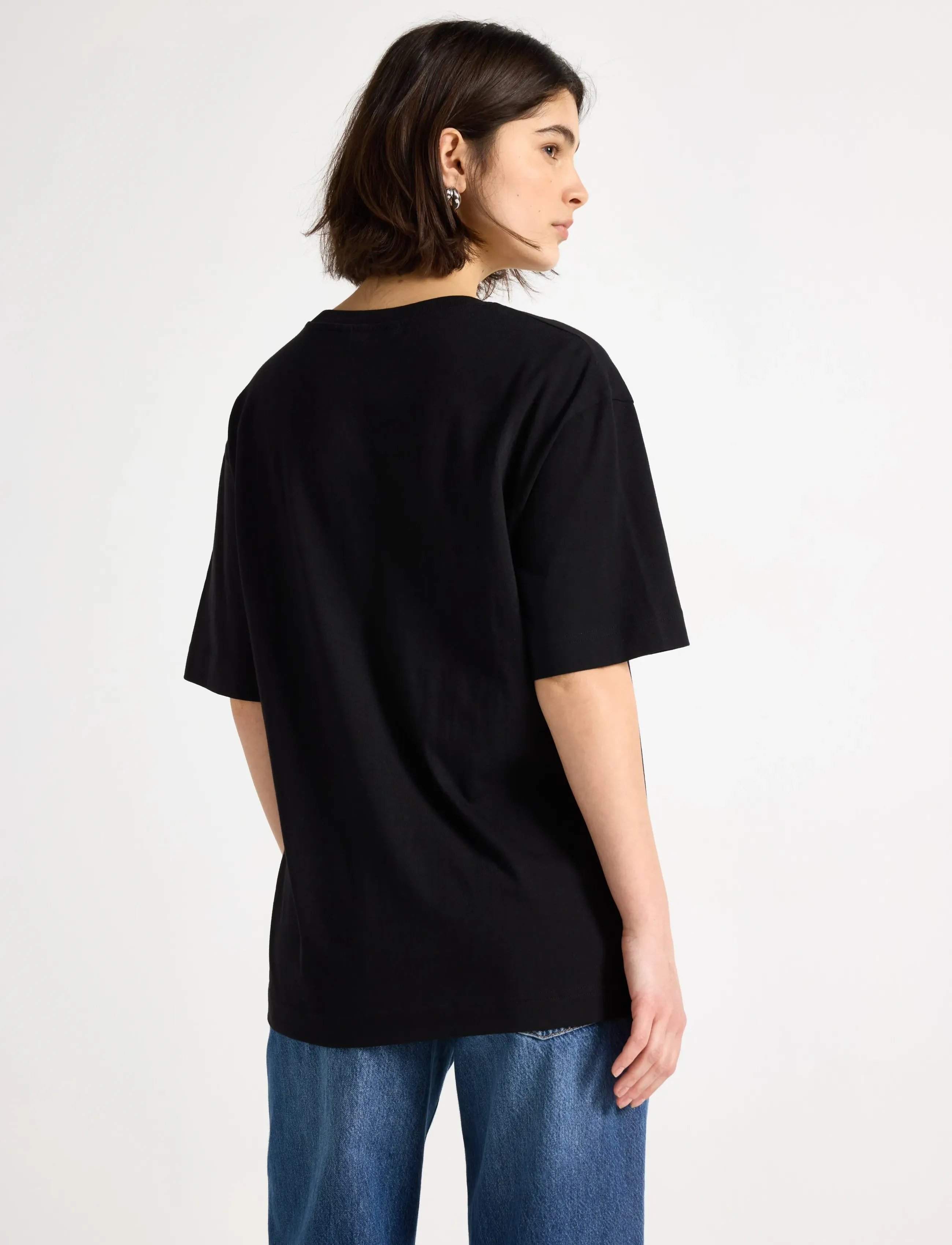 Lindex - Oversized t-shirt - t-shirts - black - 3