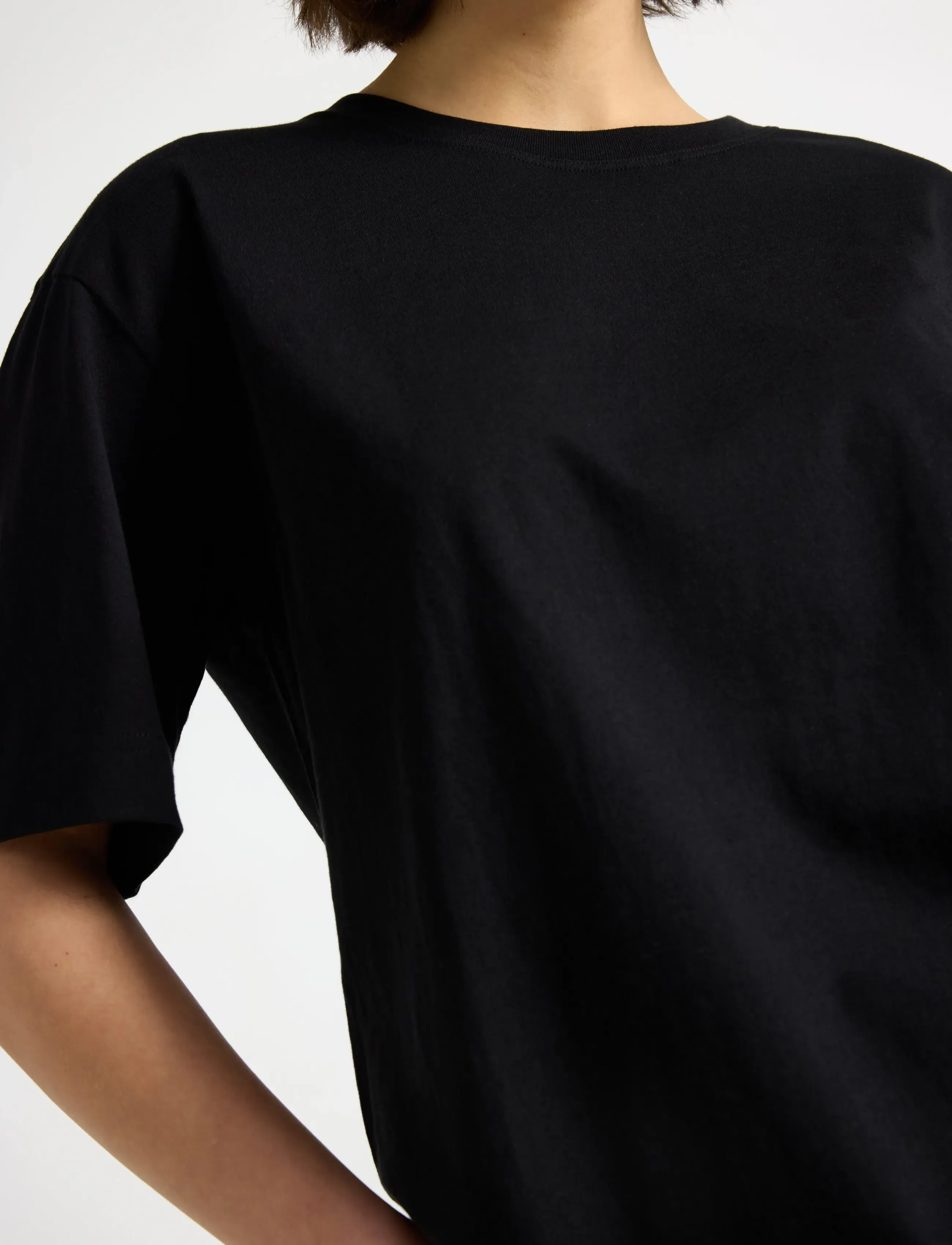 Lindex - Oversized t-shirt - t-shirts - black - 4