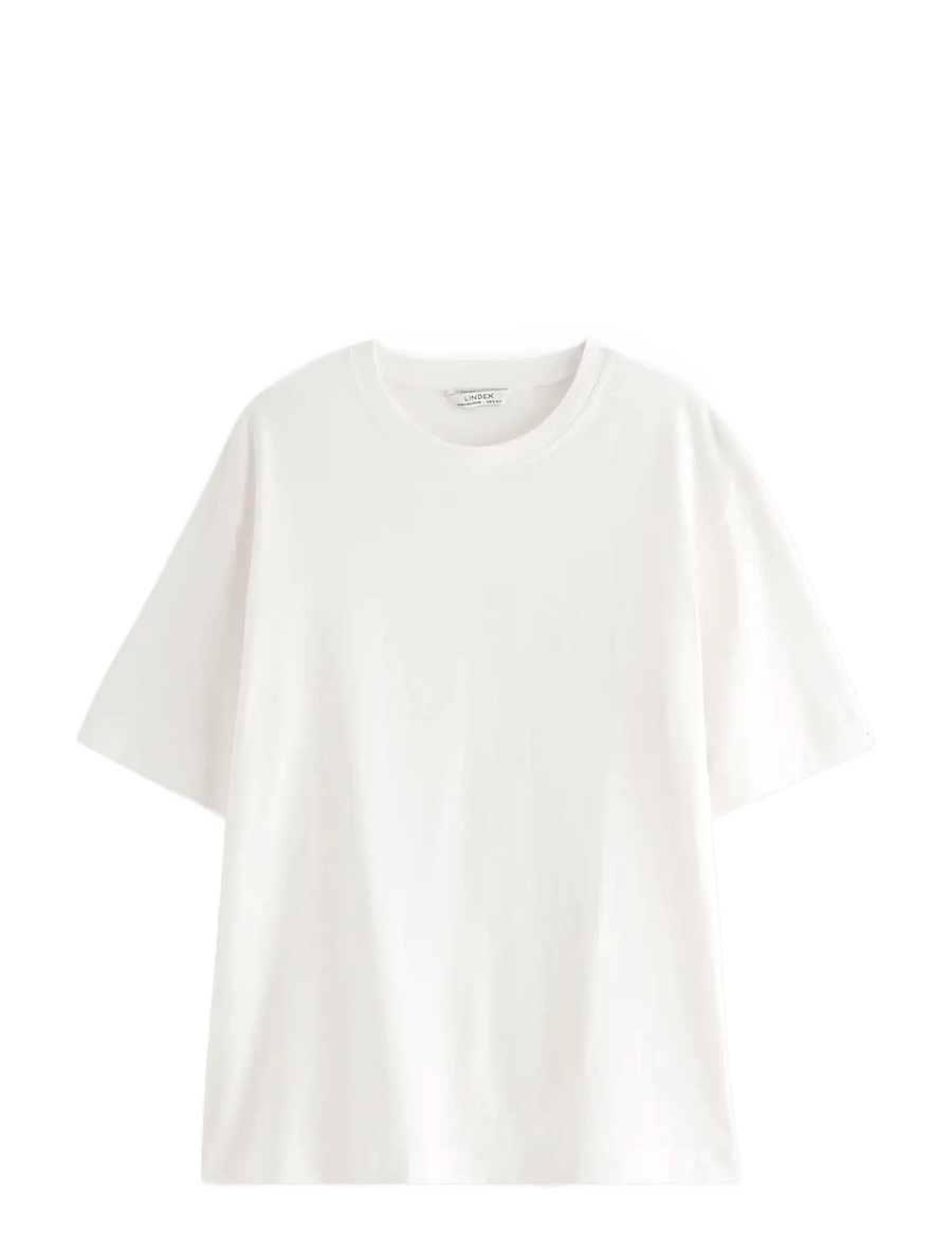 Lindex - Oversized t-shirt - t-shirts - off white - 1