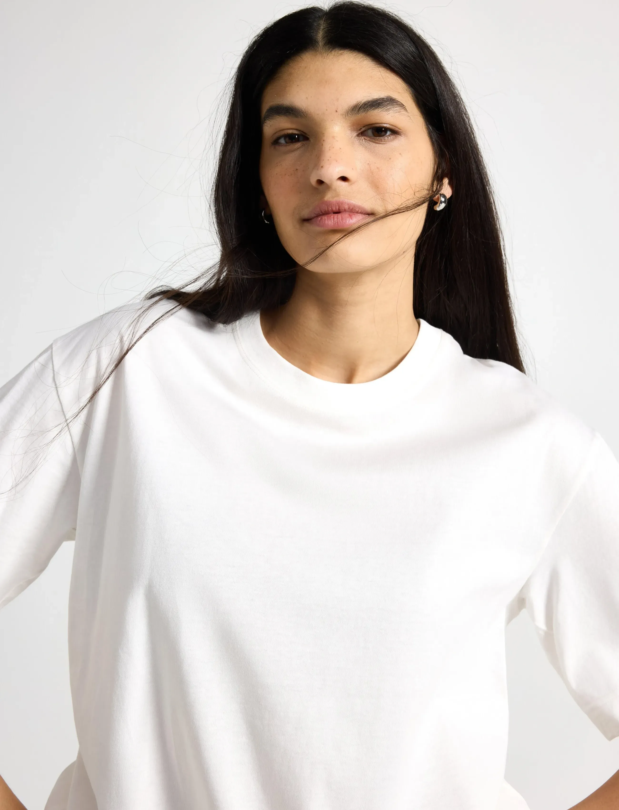 Lindex - Oversized t-shirt - t-shirts - off white - 4