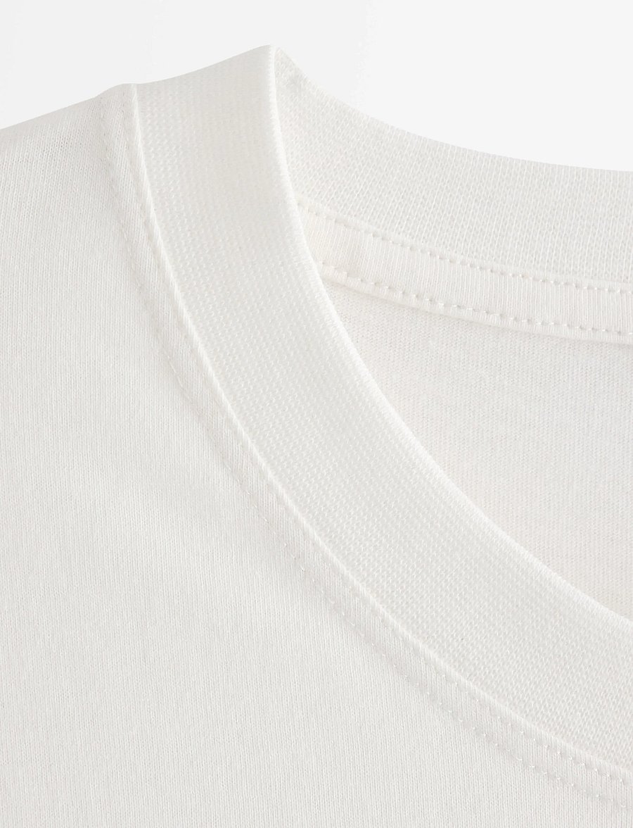 Lindex - Oversized t-shirt - t-shirts - off white - 5