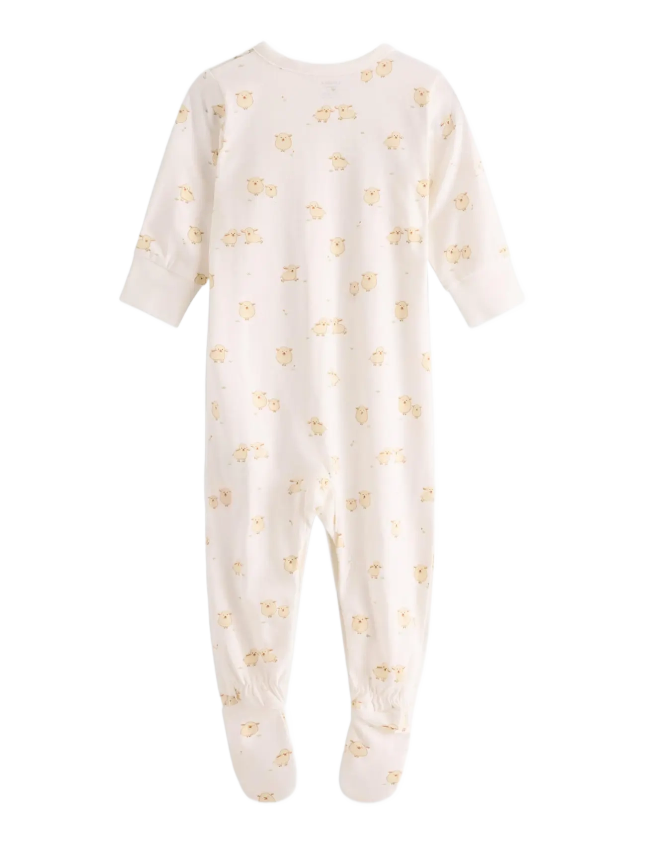 Lindex - Pyjamas with feet - schlafoveralls - light dusty white - 1