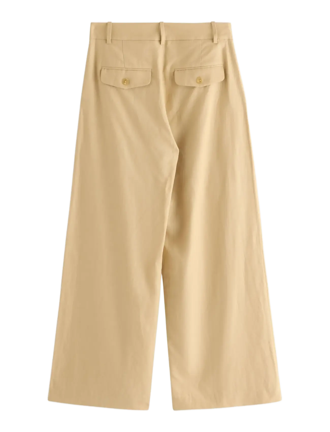 Lindex - Trousers Amelia - vida byxor - dark dusty yellow - 2