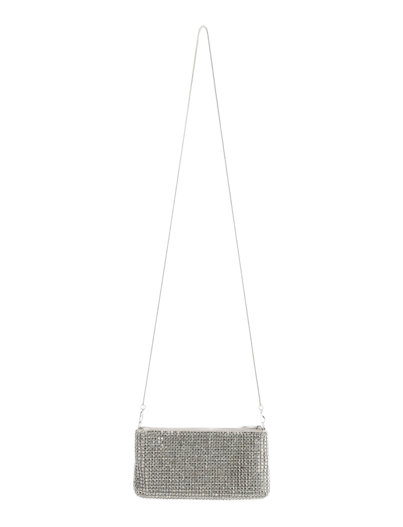 Lindex Wallet party rhinestones - Taschen - SILVER / silver