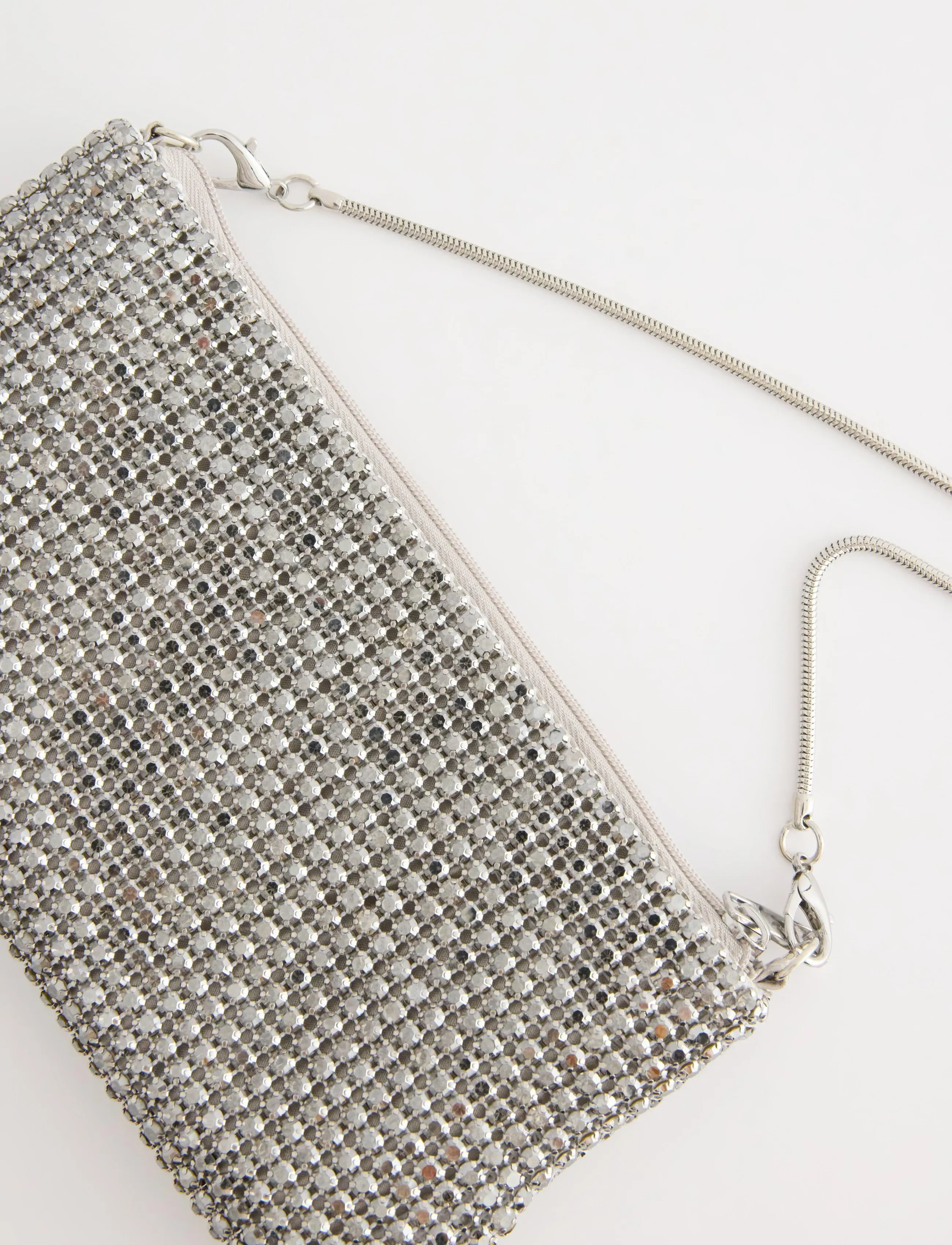 Lindex - Wallet party rhinestones - modetrends - silver - 2