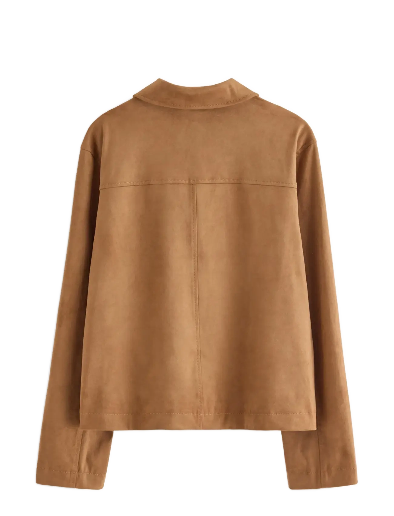 Lindex - Jacket in imitation suede - spring jackets - brown - 2