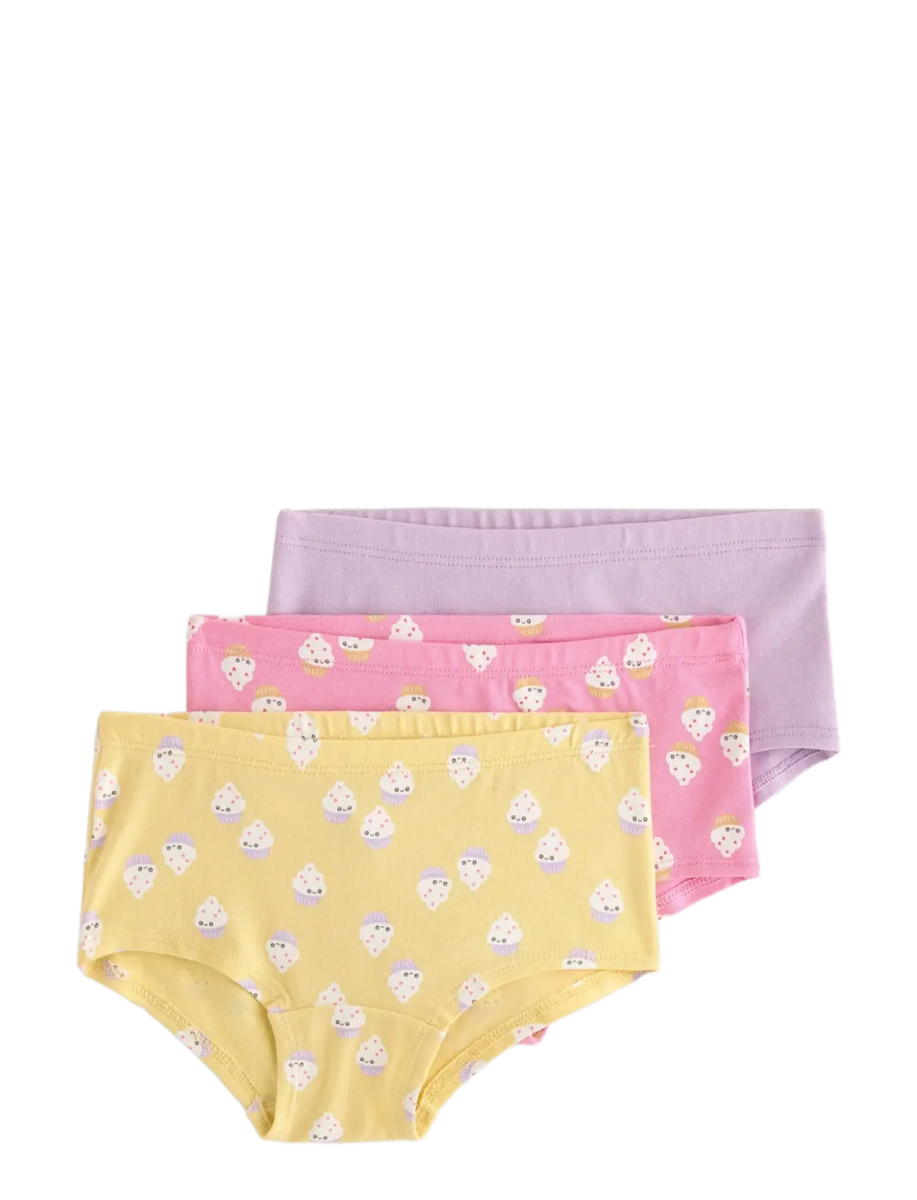 Lindex Hipster 3 p Cute foods - Basics - LIGHT YELLOW / purple