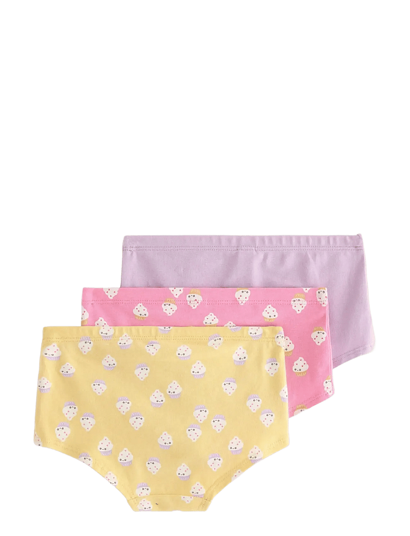 Lindex - Hipster 3 p Cute foods - trosor - light yellow - 1