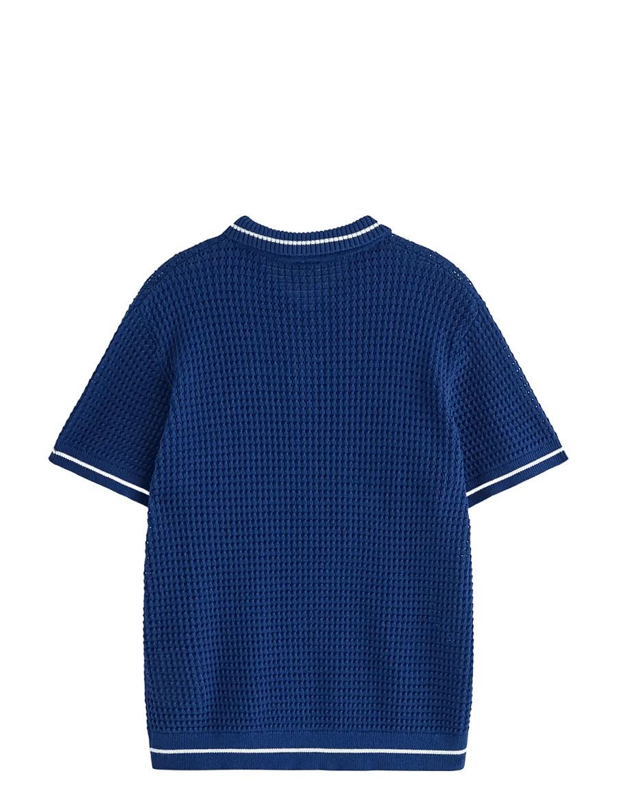 Lindex - Short-sleeved polo shirt - kurzärmelig - dark blue - 2