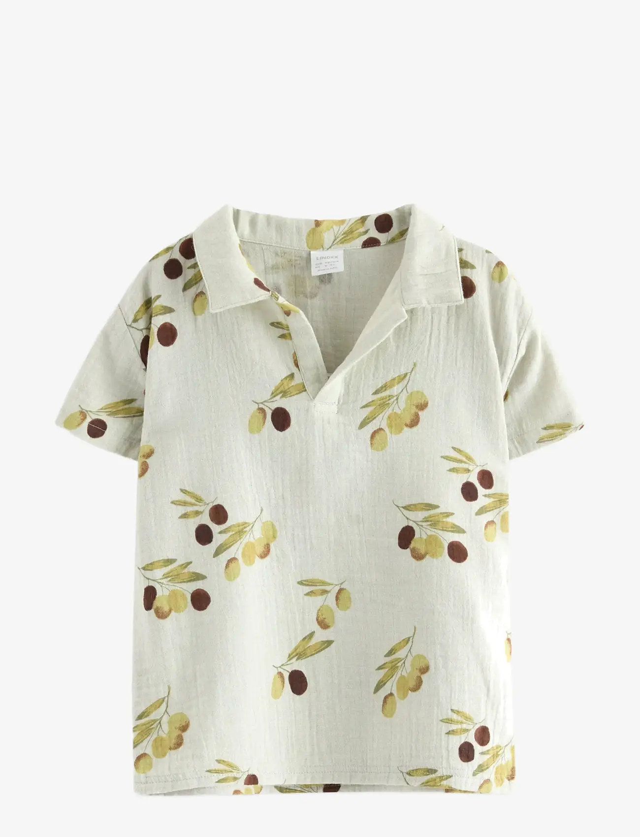 Lindex - Short-sleeved shirt - short-sleeved shirts - light dusty green - 1