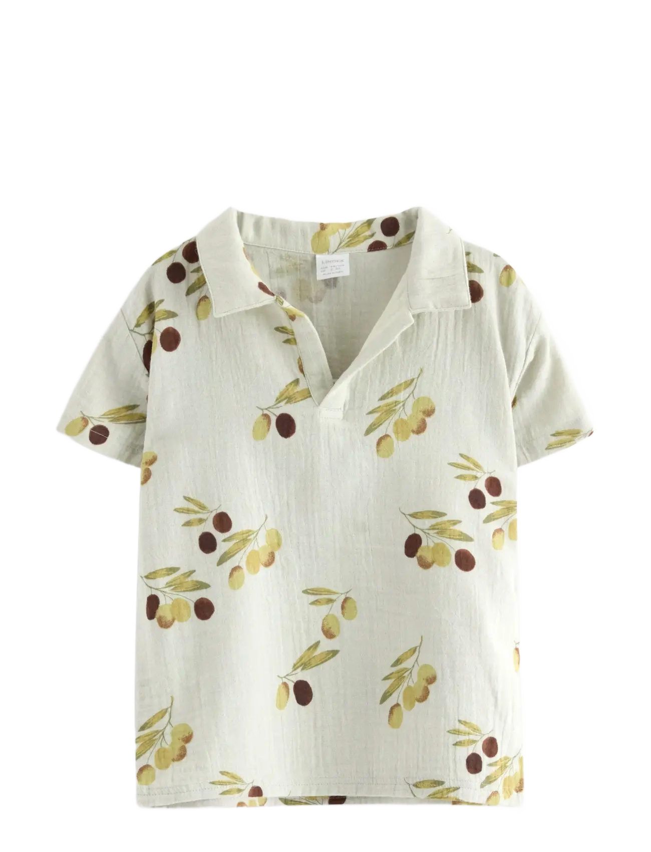 Lindex Short-sleeved shirt - Žiūrėti viską - LIGHT DUSTY GREEN / green