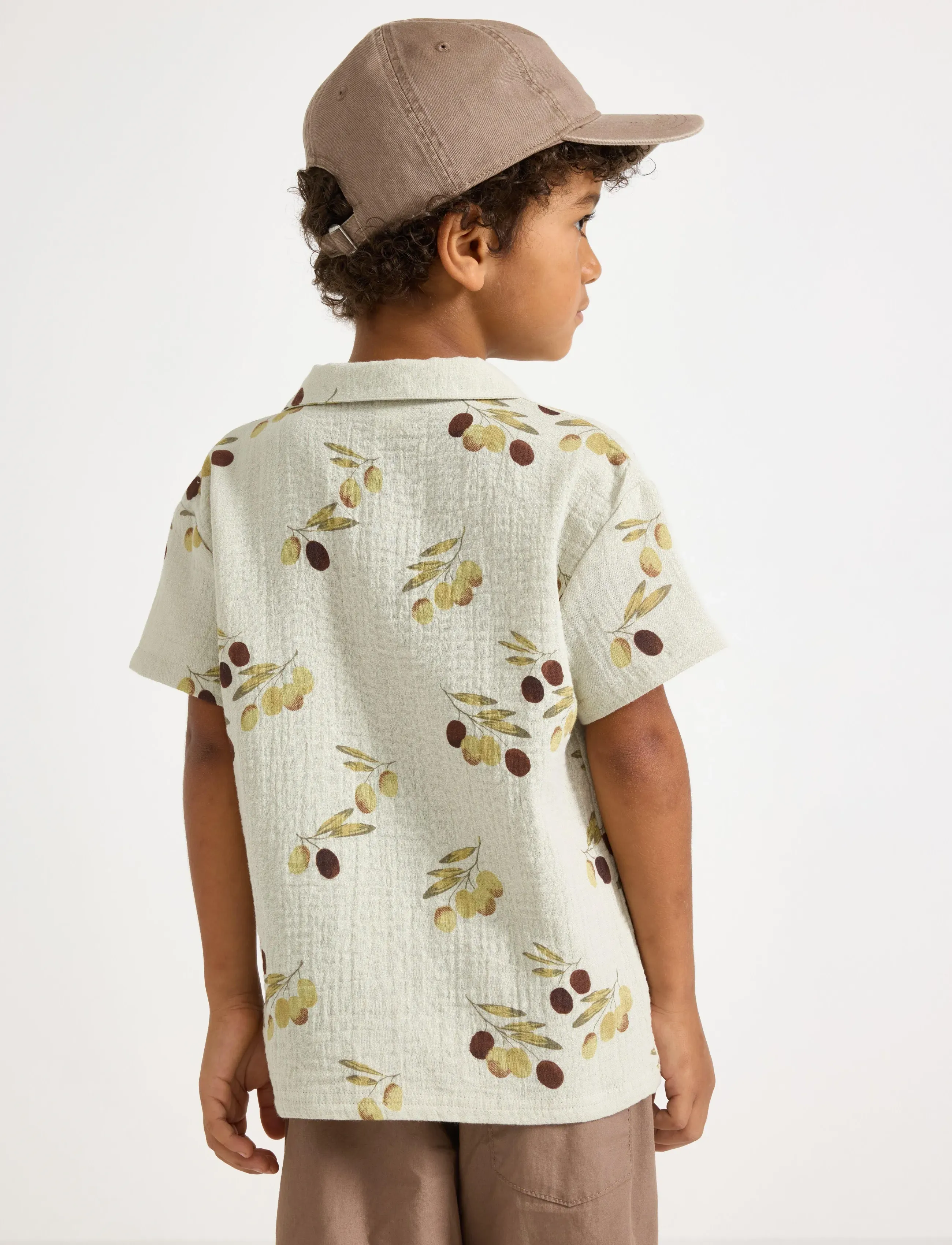 Lindex - Short-sleeved shirt - short-sleeved shirts - light dusty green - 3