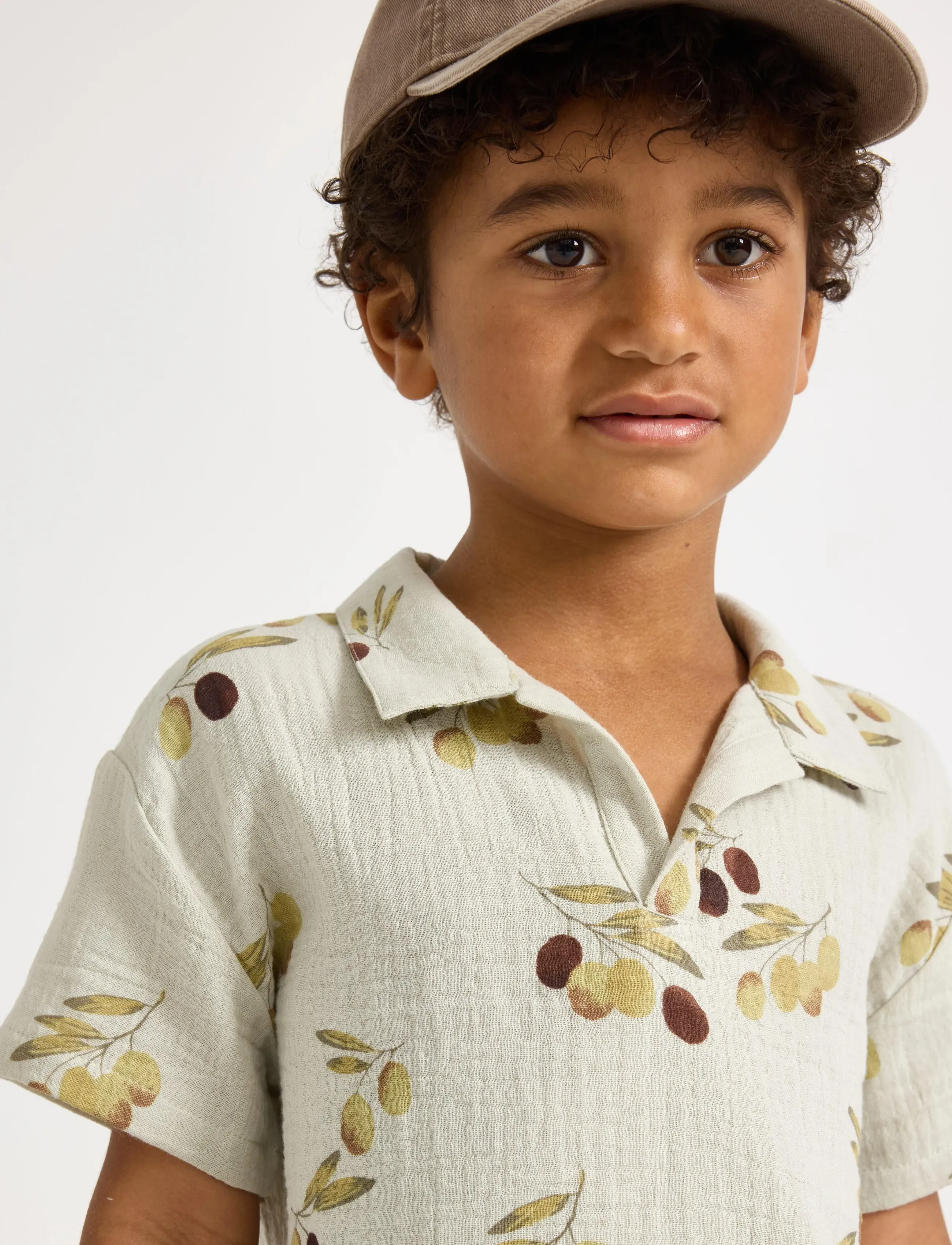 Lindex - Short-sleeved shirt - short-sleeved shirts - light dusty green - 4