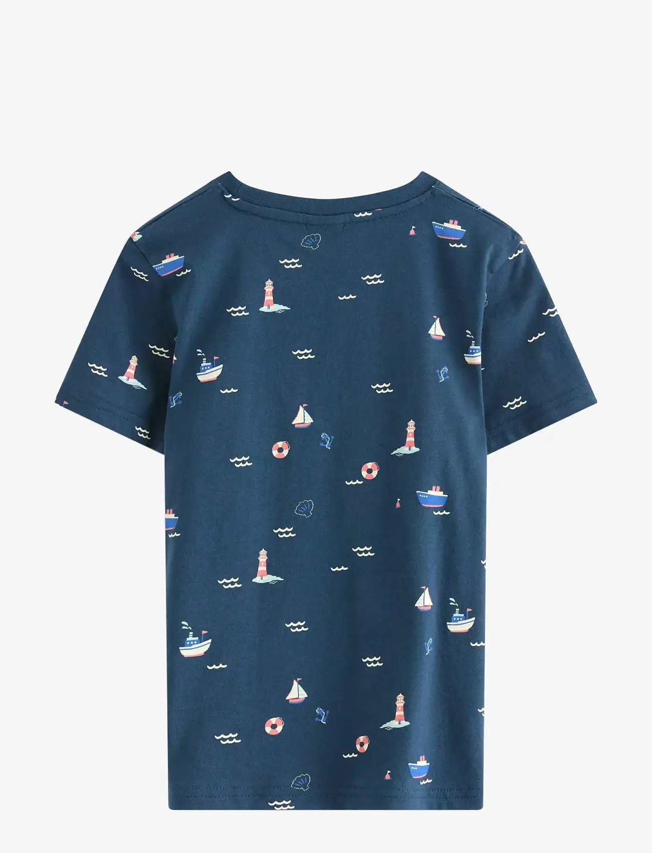 Lindex - Short-sleeved top - kortærmede t-shirts - dark blue - 1