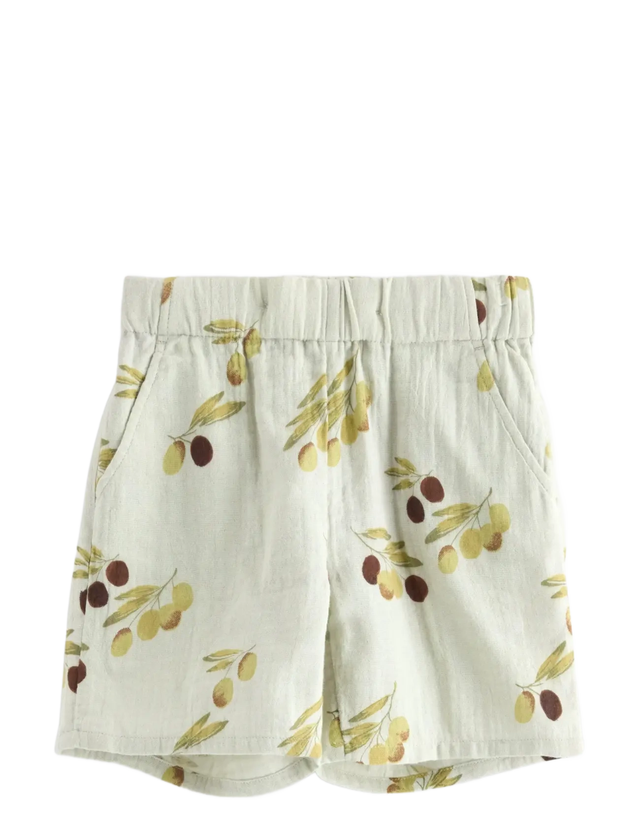Lindex Shorts in cotton gauze - Žiūrėti viską - LIGHT DUSTY GREEN / green