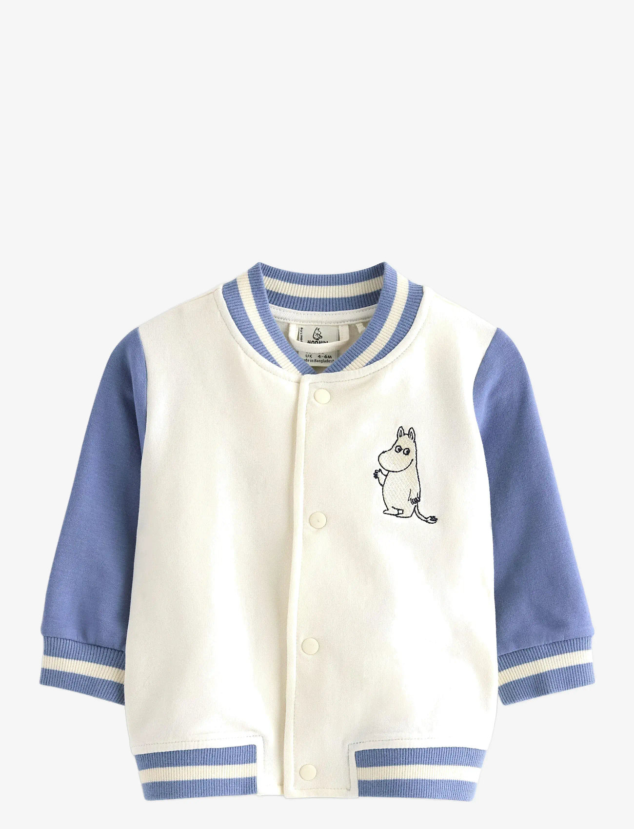 Lindex - Indoor jacket baseball Moomin - bomberjackor - white - 0