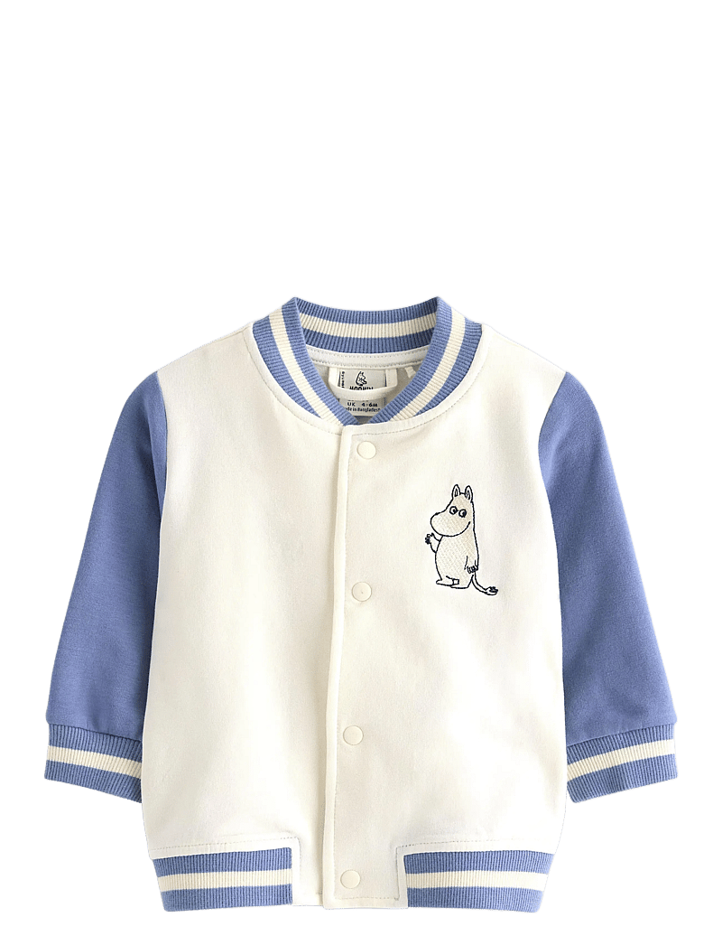 Lindex - Indoor jacket baseball Moomin - bomberjackor - white - 0