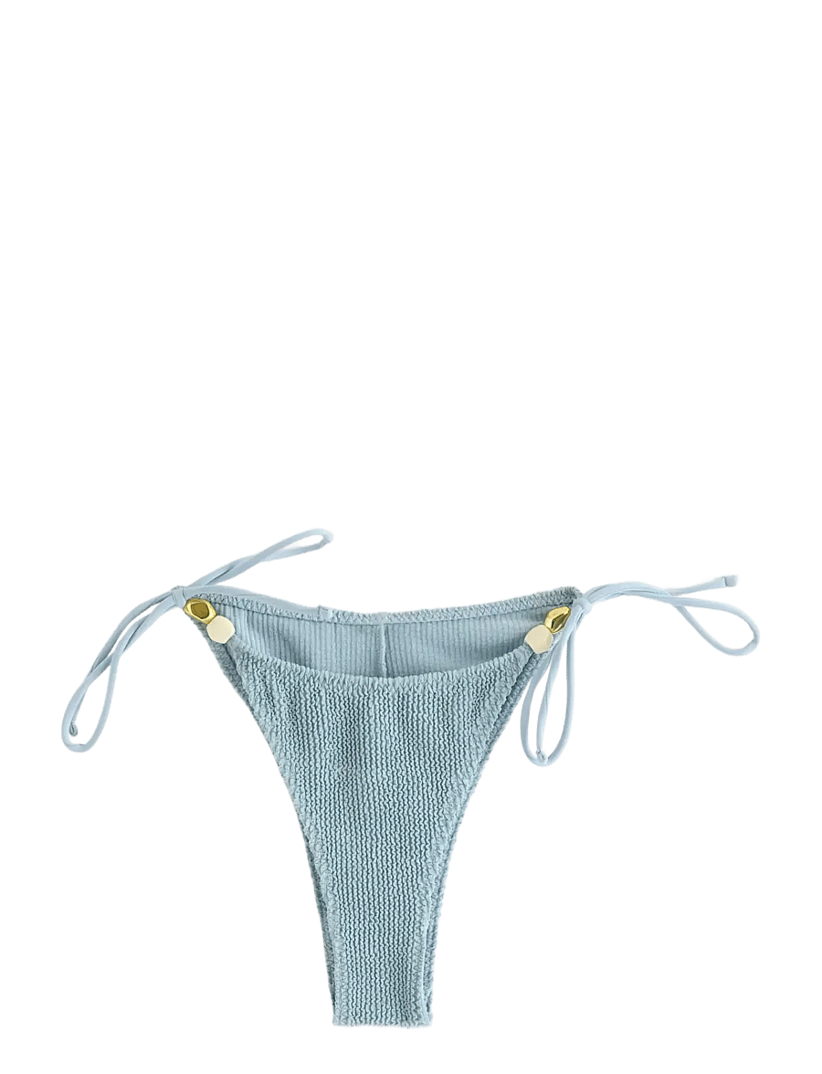 Lindex - Brazilian bikini bottom - brazyliany - light dusty blue - 1