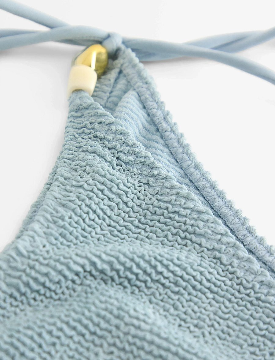 Lindex - Brazilian bikini bottom - brazyliany - light dusty blue - 5